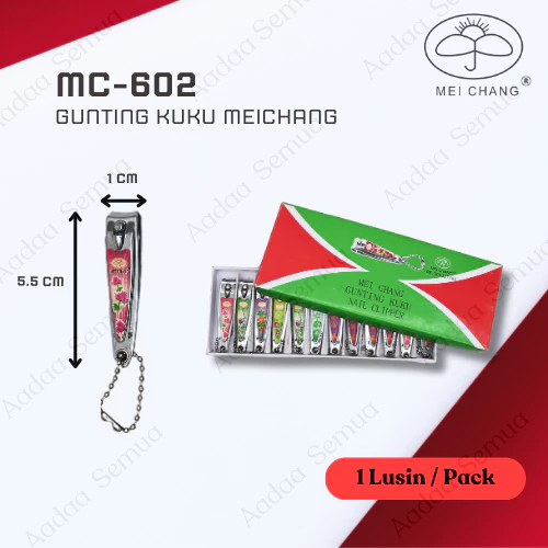 Gunting Kuku Kecil MEI CHANG/Pemotong Kuku MEICHANG/Jepitan Kuku Kecil 1 Lusin