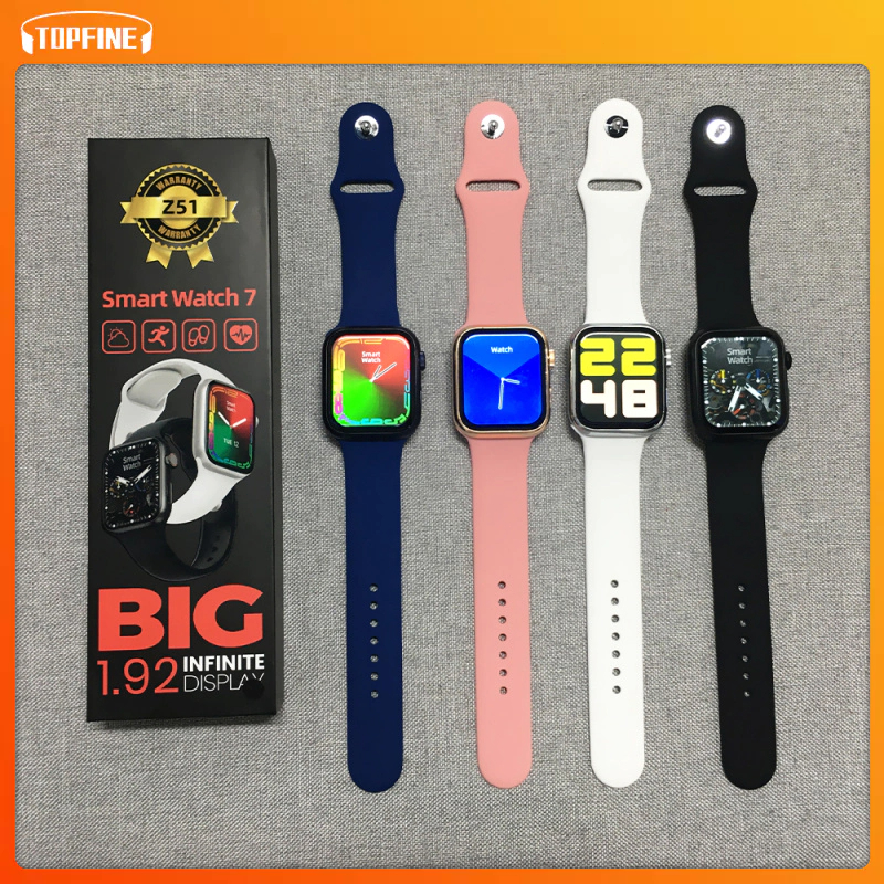 GARANSI✅IWO Z51 Series 7 Infinite Display 1.92 inch Smartwatch Bluetooth Call Customize Watch Wajah 