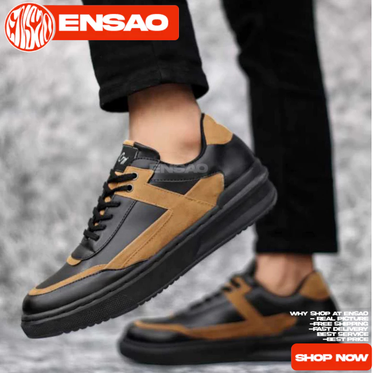 Sepatu Formal Casual Hitam Pria Sepatu Kasual Hitam Pria
