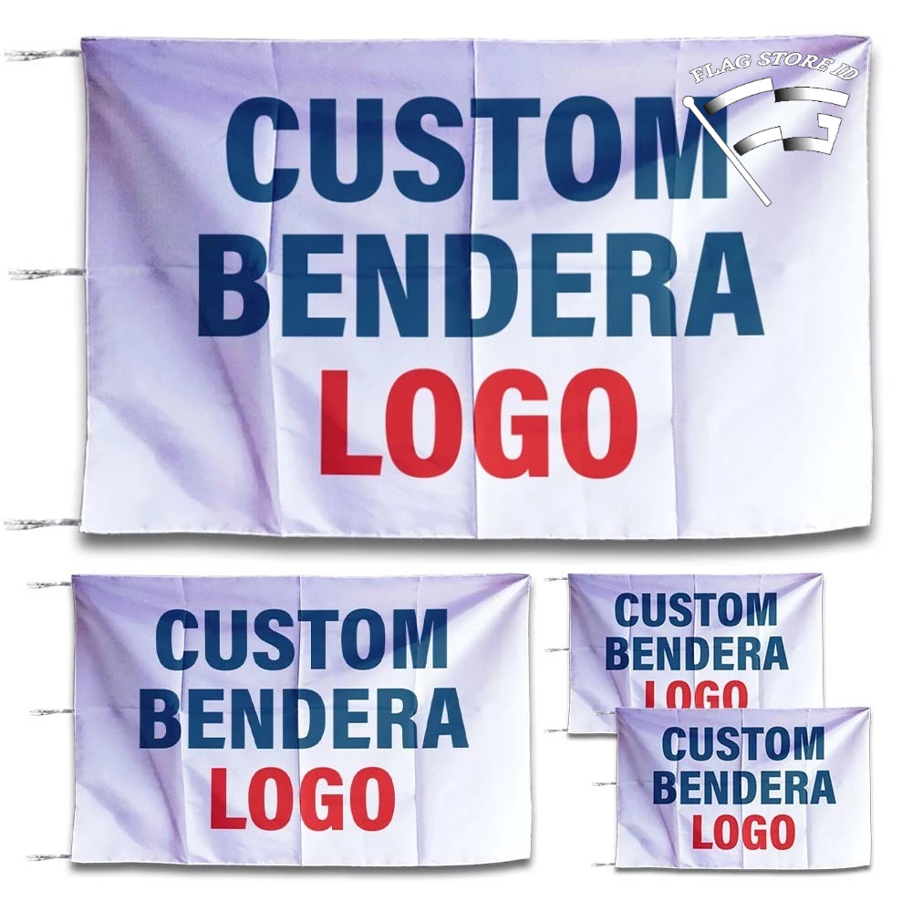 Flag - Bendera Custom 1 sisi/FullPrint Bendera Suporter, Bendera Komunitas, Bendera Organisasi, Bend