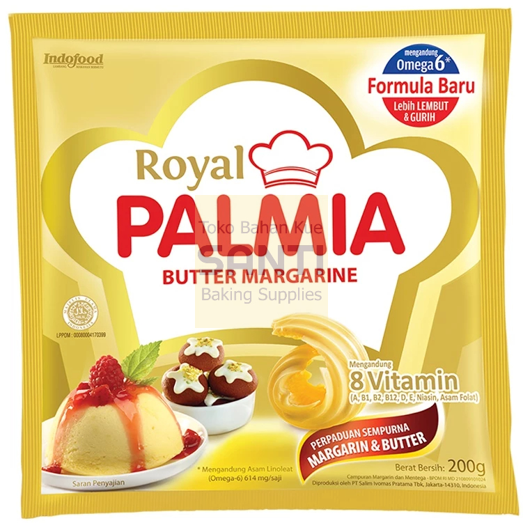 

Palmia | Royal Palmia Butter Margarine Margarin | 200 Gram