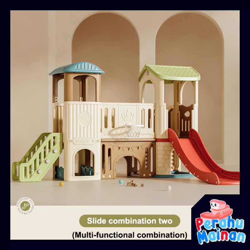 Perosotan Anak Playhouse Combination / Playhouse Set Besar / Playground Set Lengkap