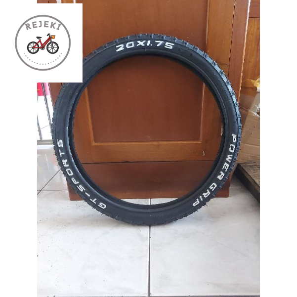 BAN LUAR SEPEDA MINION,LIPAT, BMX UK 20 X 175 GT HITAM PUTIH