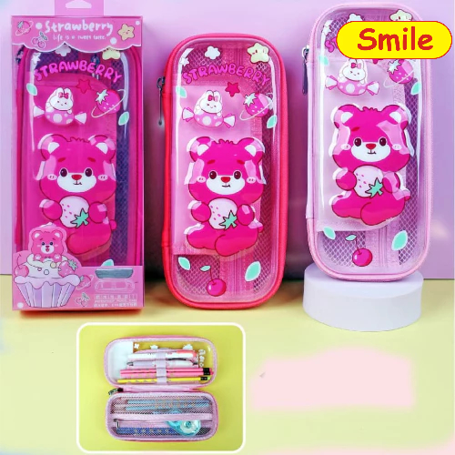 

Tempat Kotak Pensil Anak Sekolah Pencil Case Timbul Depan Transparant Lotso Unicorn Dinosaurus Boba Mix Unofficial Import