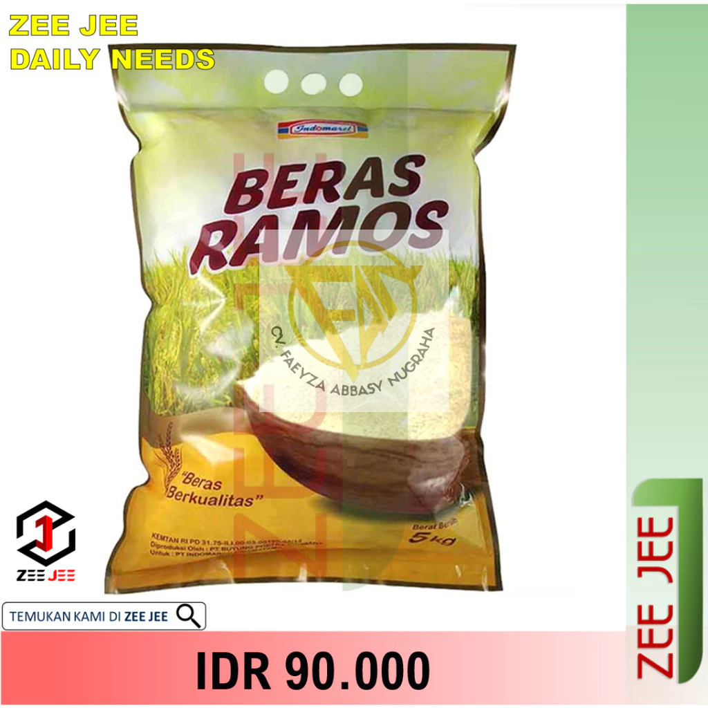 

BERAS PREMIUM RAMOS SUPER (ALFAMART, INDOMARET, PULEN MAS, DKK)