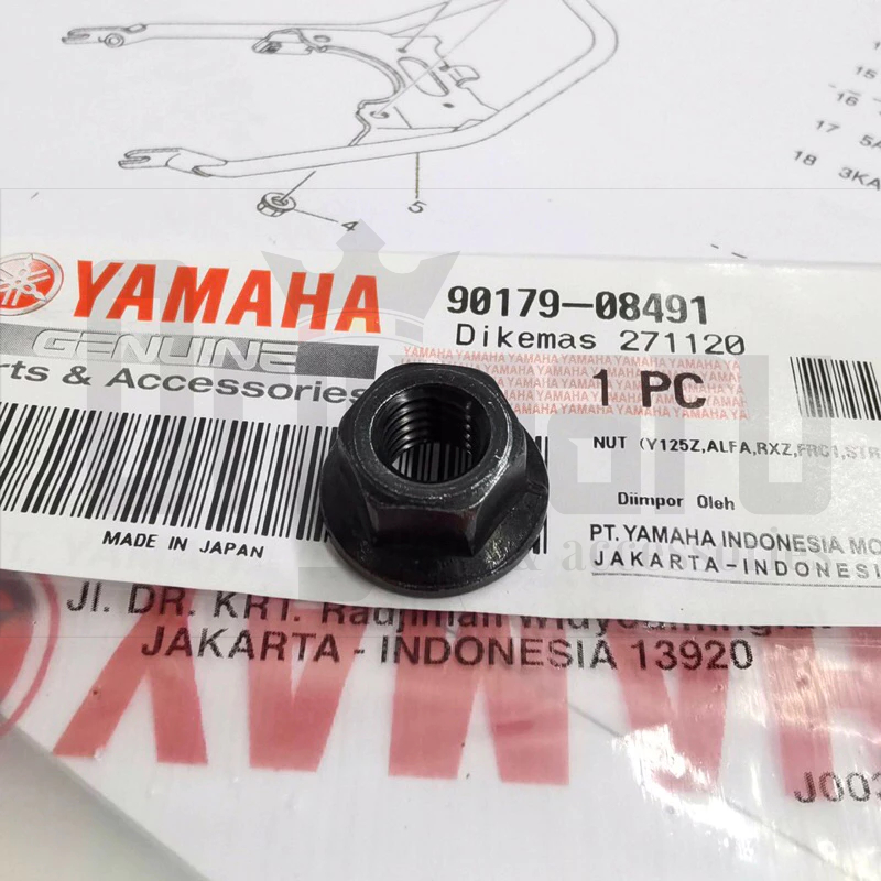 MUR NUT BLOK SILINDER RXZ RZR ORI ORIGINAL 90179-08491