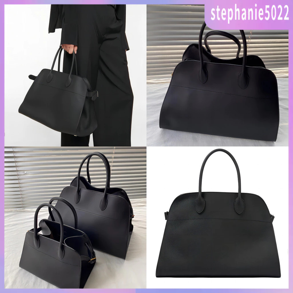 2024 New The row women's bag pure original bag cowhide first layer niche tote bag computer versatile