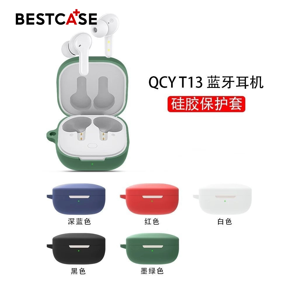 BESTCASE QCY T13 Casing Pelindung Headset Bluetooth Nirkabel Asli Casing Pelindung Earphone QCY T13 