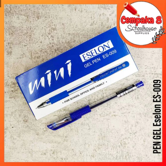 

PENA PEN GEL BOLPOINT GEL ESELON MINI ES009 BIRU BLUE - UTI0445