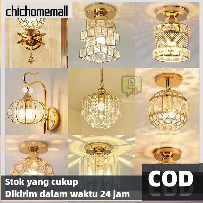 Lampu Hias Plafon Lampu Plafon Ruang Tamu Minimalis Lampu Plafon Kristal Ceiling Lamp lampu led plaf