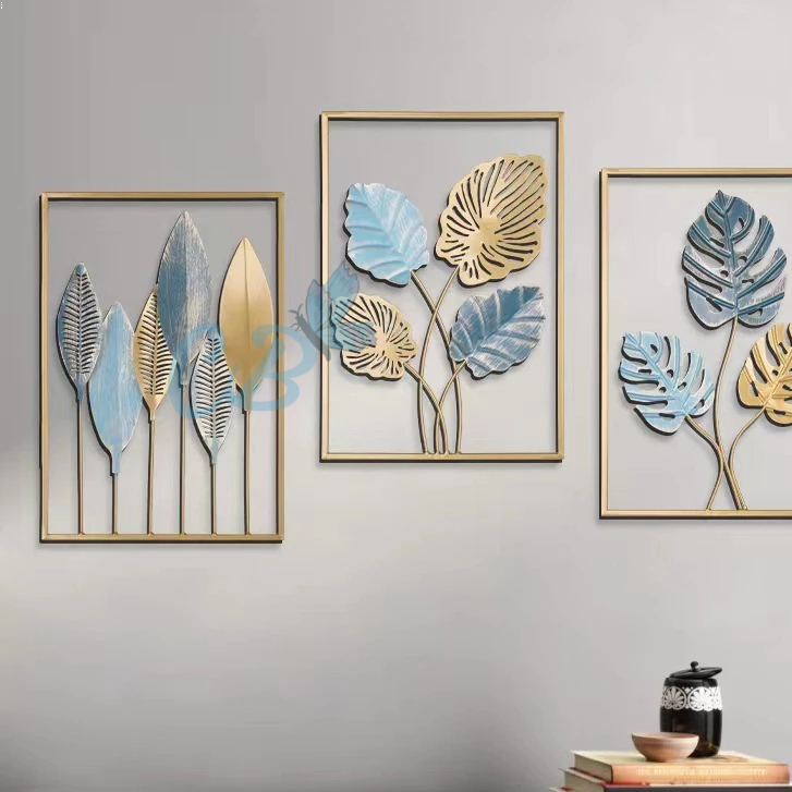 BIG SALE Termurah-CODWall Decor Hiasan Nordic Dinding/mural tanaman besi/gaya minimalis modern