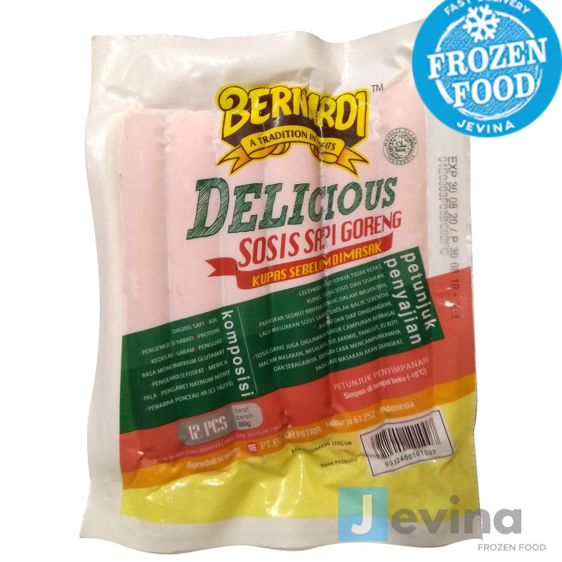

Bernardi Delicious Sosis Sapigoreng 360g 12pcs