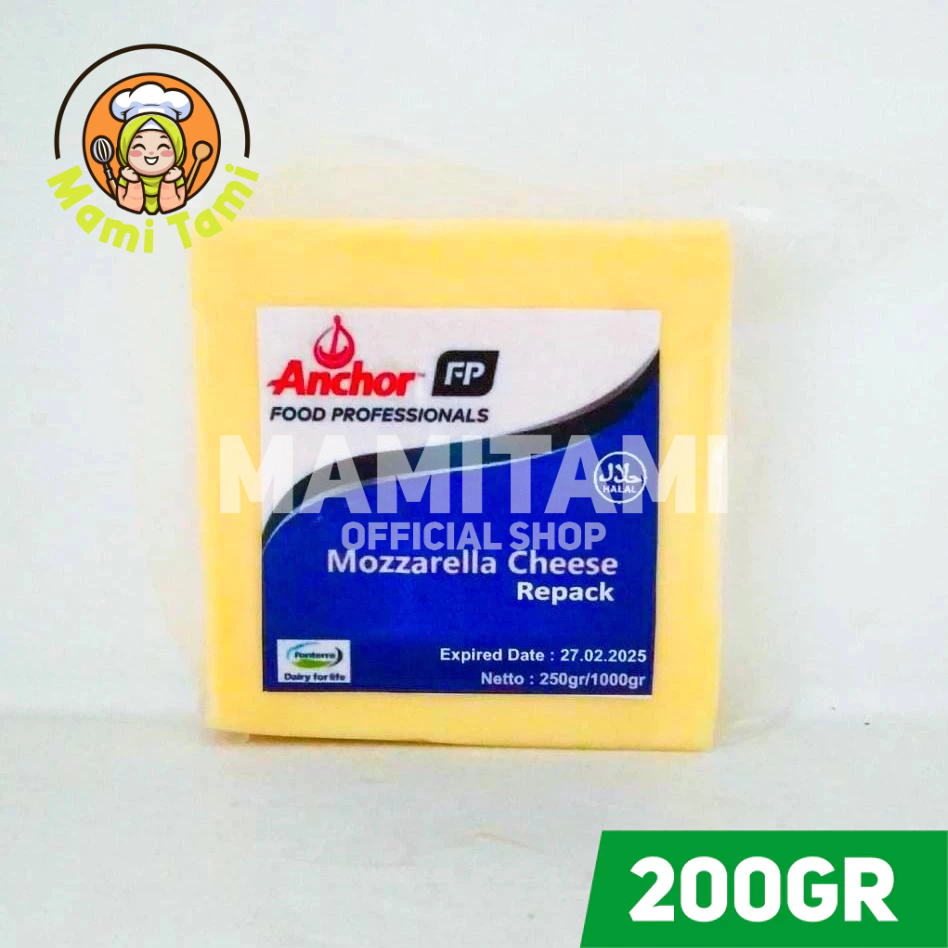 

Mami Tami - Keju Mozarella Anchor 200 Gr / Mozzarella Cheese