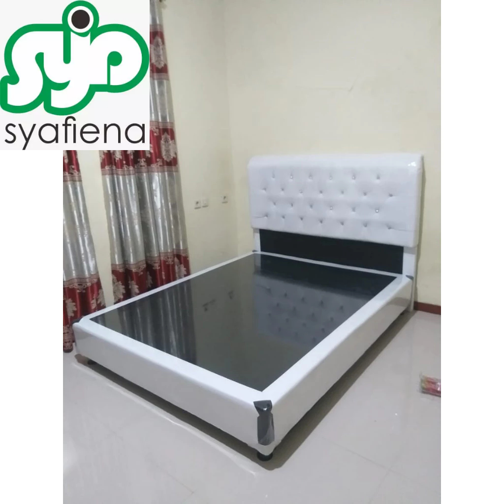 MURAH Divan Kasur Sandaran Kancing Rangka Tempat Tidur TEGAL