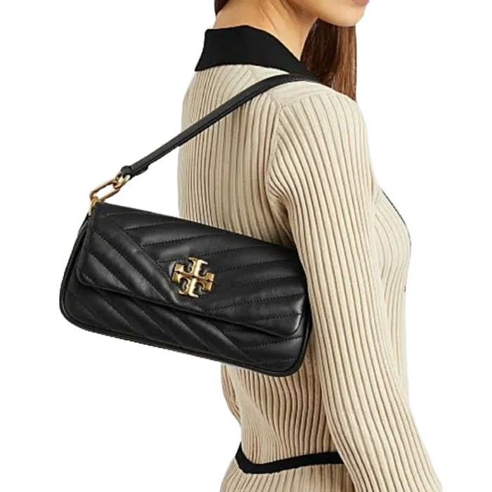 Tas Tory Burch Slingbag Kira Flap Hitam Black Original Selempang Slempang Crossbody Sling Wanita Wom