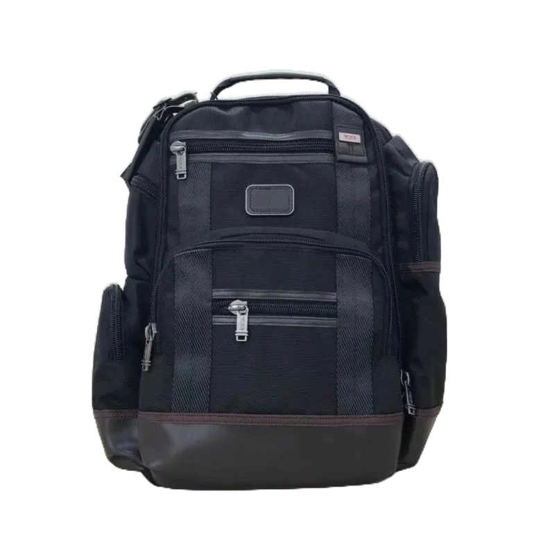 Tas Branded  tumi Ransel   Kingsville Free Embos Hitam Black Backpack Rancel Tas Branded Gunung Trav