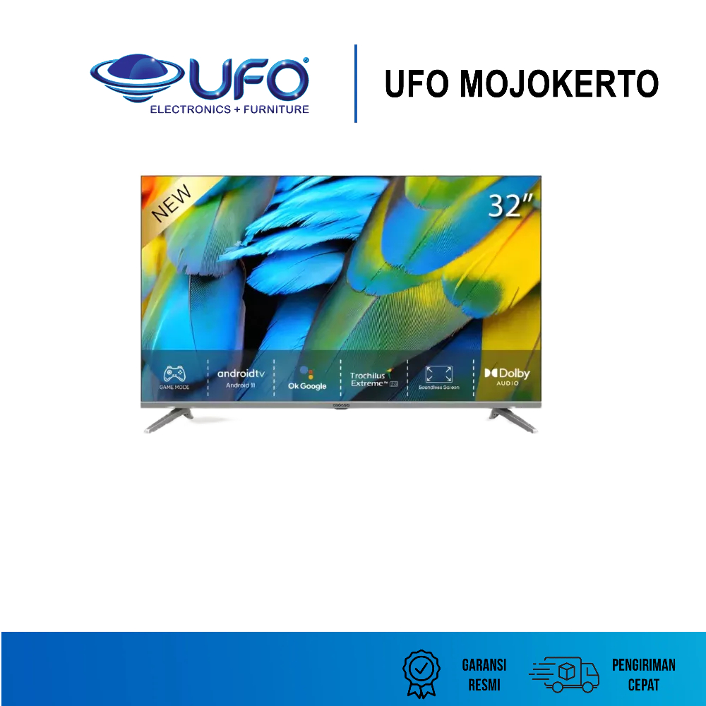 COOCAA LED Smart Android TV 32 Inch HD | 32CTD6500