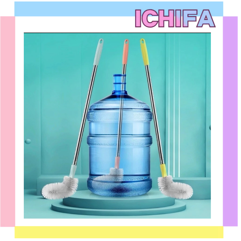 ICHIFA Sikat Pembersih Galon Isi Ulang/Sikat Galon Bahan Stainless Steel