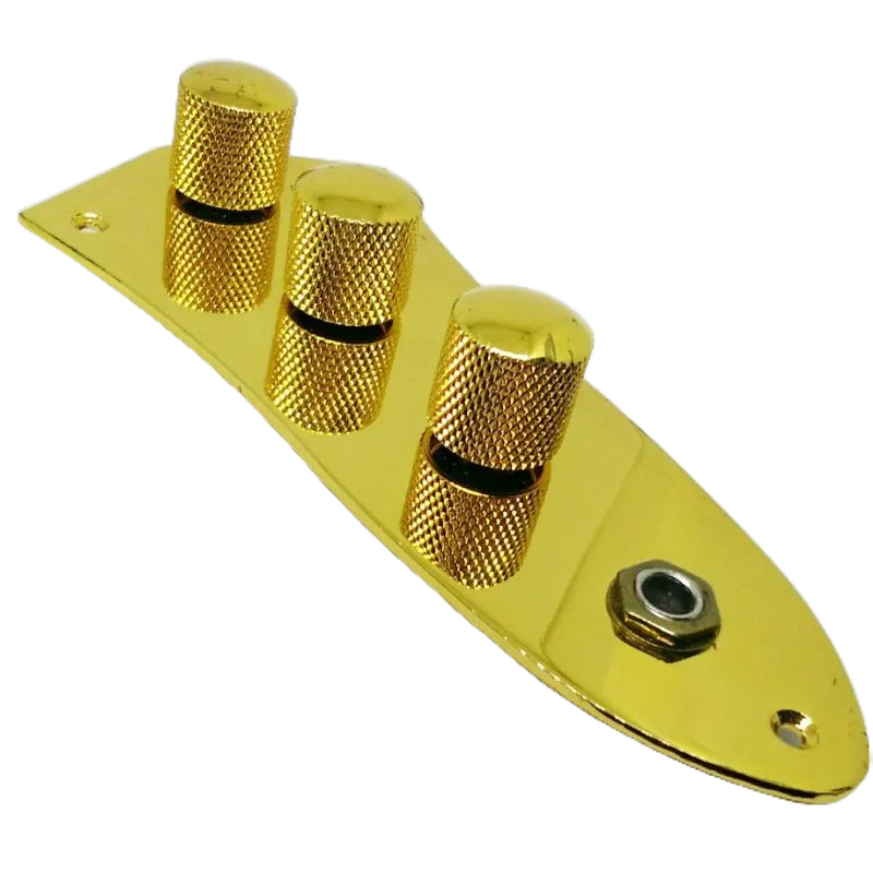 Prewiring Gitar Listrik Jazz Bass Pasif / Guitar Prewiring Pasif Jazz Bass Set Gold