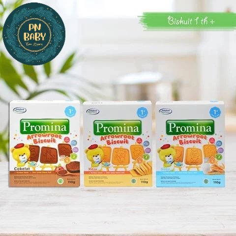 

Promina Biskuit Arrowroot / Promina Arrowroot Biscuit / Biskuit Bayi 1+ 110gr