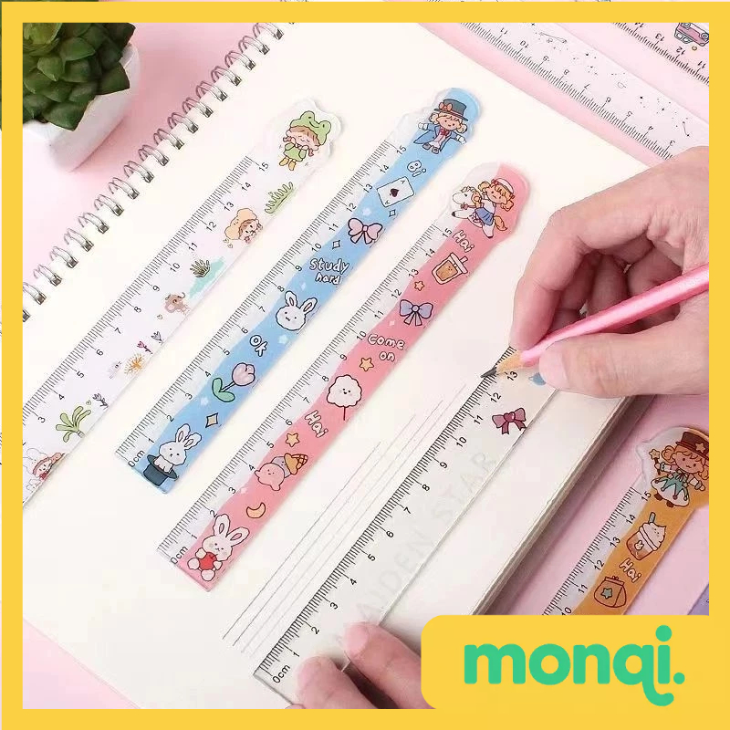 

MONQI Penggaris Lucu 15 Cm Penggaris Anak Pelajar Mahasiswa Motif Astronot Penggaris funny karakter 15cm Pengaris Sekolah Kantor