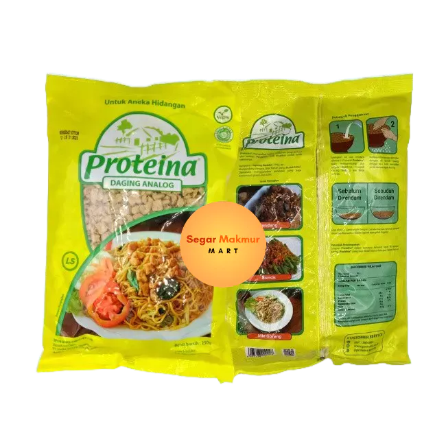 

(SMM) Proteina Campuran Ayam Bakmie Hasil Olahan Kedelai Vegetarian 250GRAM