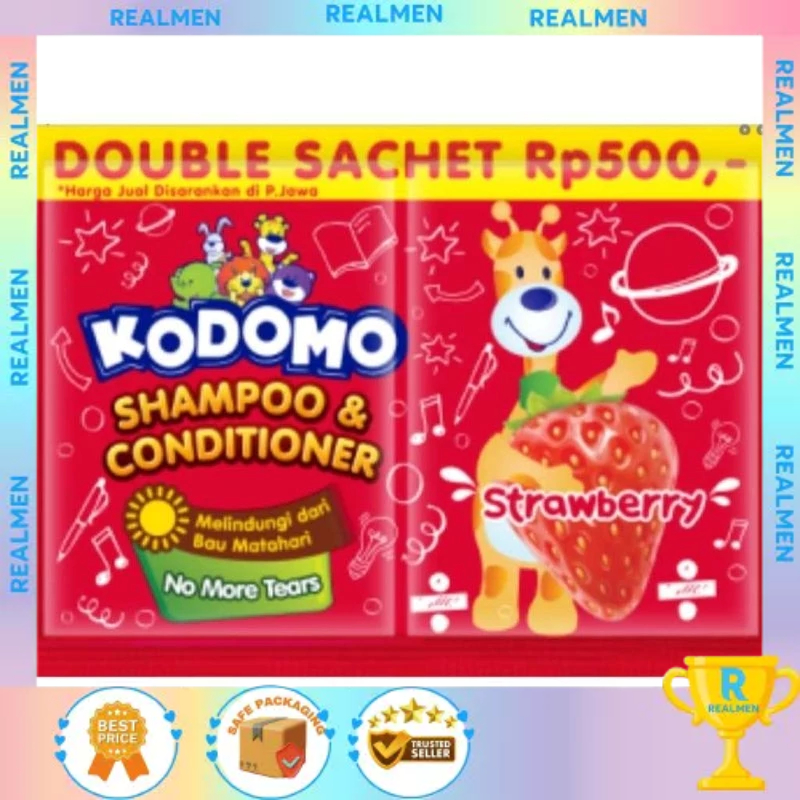 ( JUAL PER PCS ) Kodomo Shampoo & Conditioner Sachet | Shampo Anak Kodomo Sachet