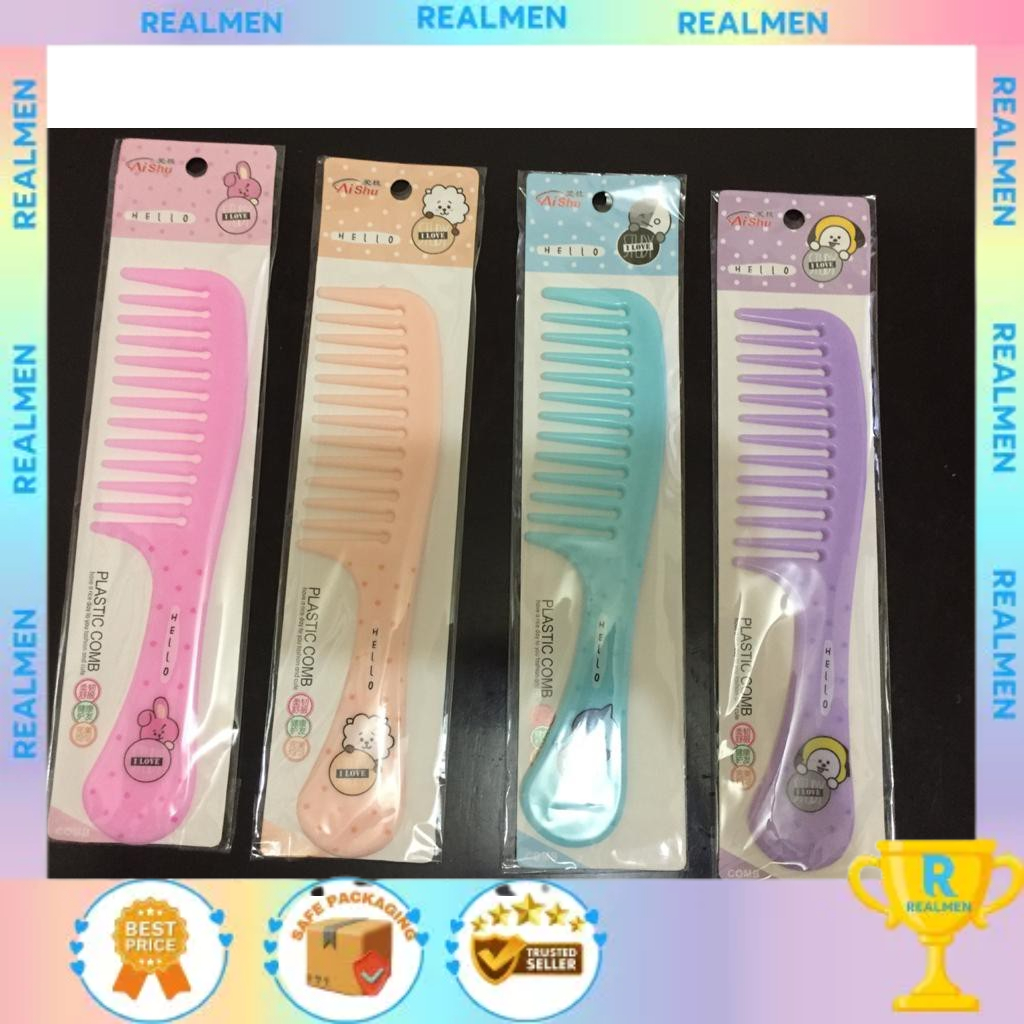 BTS SISIR RAMBUT BTS - SISIR RAMBUT ANEKA WARNA - SET SISIR RAMBUT