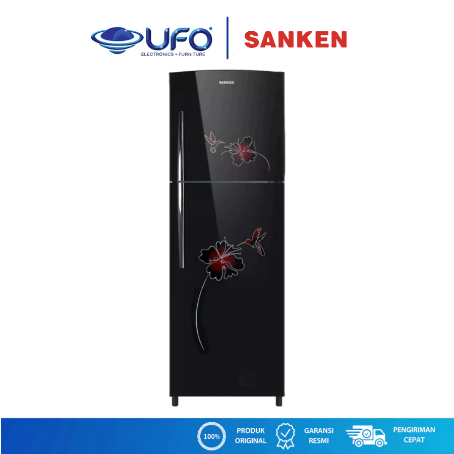 Sanken Kulkas 2 Pintu 260 Liter SKG266AHABK