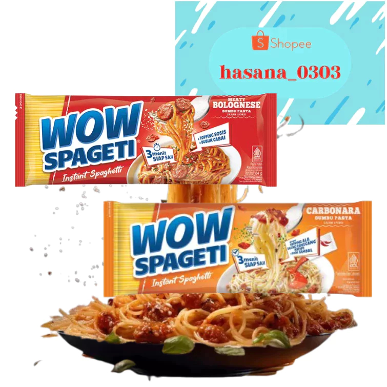 

Wow Spageti Instan 76 Gram [ Bolognese - Carbonara ]