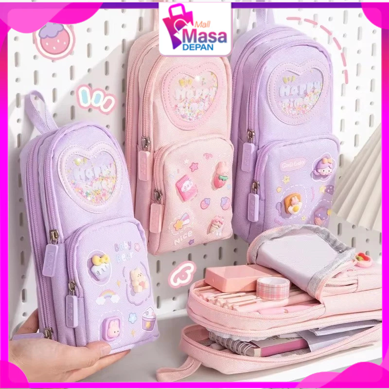 

MMD Tempat Pensil 3D 3 Resleting Karakter Kartun Kapasitas Besar Kotak Pensil Anak Sekolah 6 Sekat Tempat Pensil Lucu Kotak Pensil Serbaguna 6 Layers Tempat Alat Tulis Perlengkapan Sekolah 3 Sisi Resleting