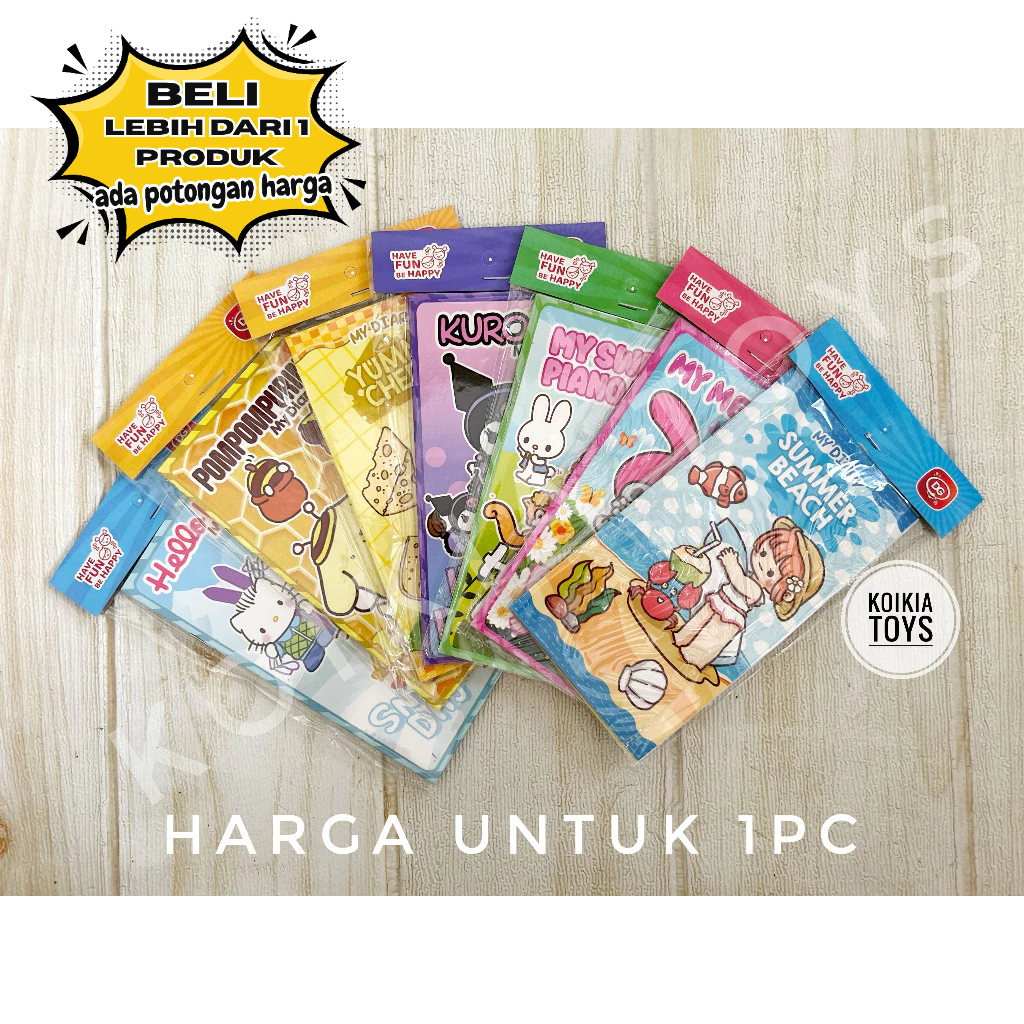 

Memo notes kecil dengan stiker nama gambar RANDOM