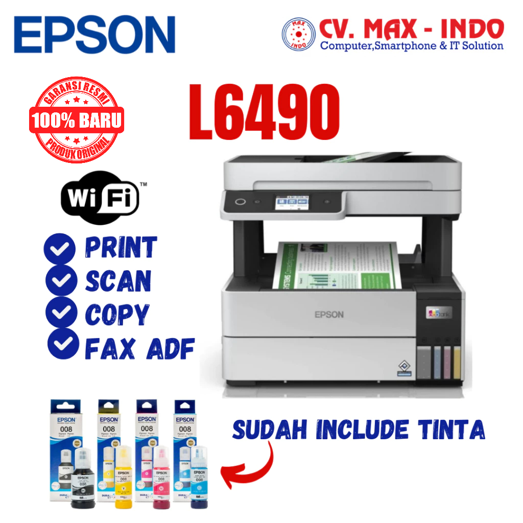EPSON PRINTER L6490 + INFUS