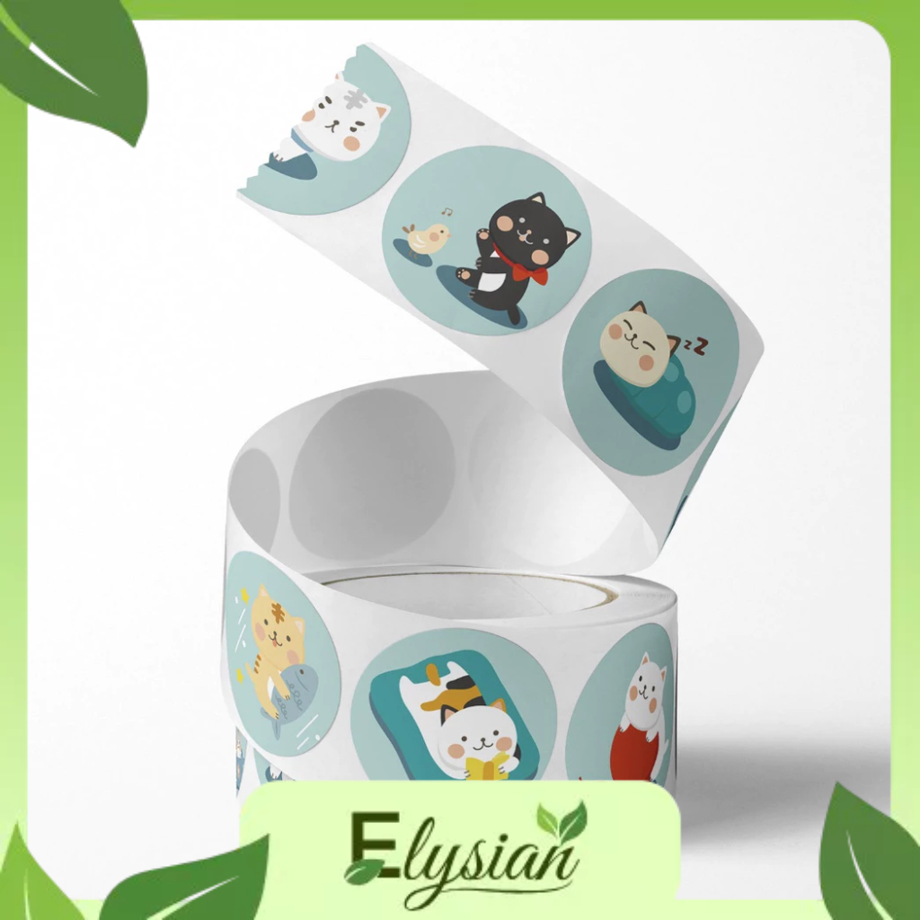 

Stiker Thank You Terima Kasih Roll 500 Pcs Segel Label Kemasan 2.5cm ST001