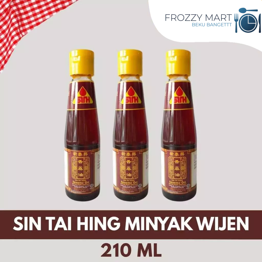 

SIN TAI HING Minyak Wijen 210ML – Minyak Wijen Harum untuk Masakan Oriental & Rumahan