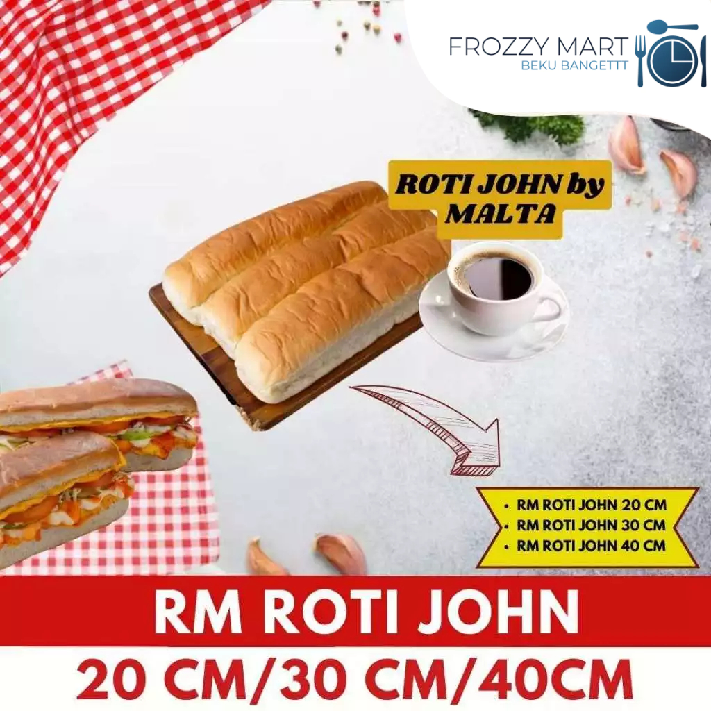 

RM Roti John Frozen Isi 2 – Panjang 20cm / 30cm / 40cm