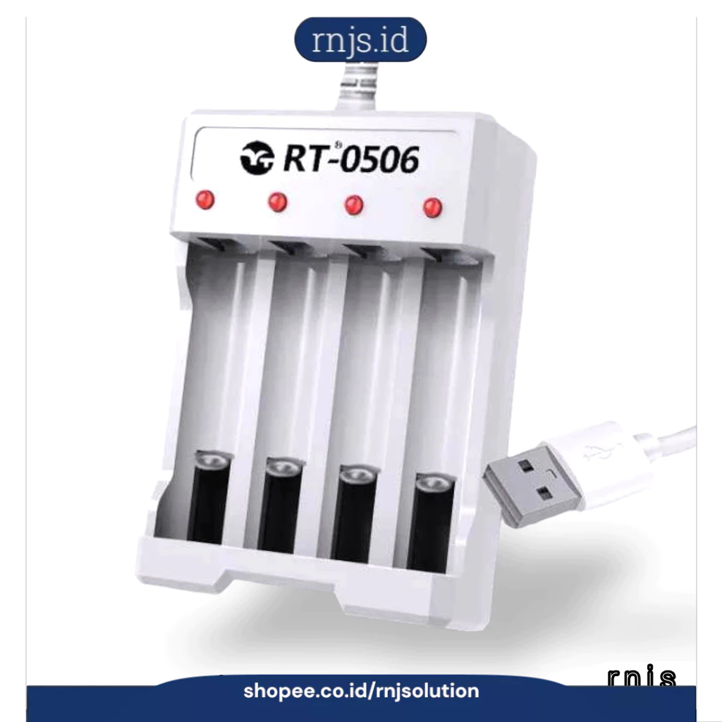 HitTime Charger Baterai 18650 Carger Casan Batre AA / AAA Batrai A2 4 Slot untuk Vapee Jam Senter El