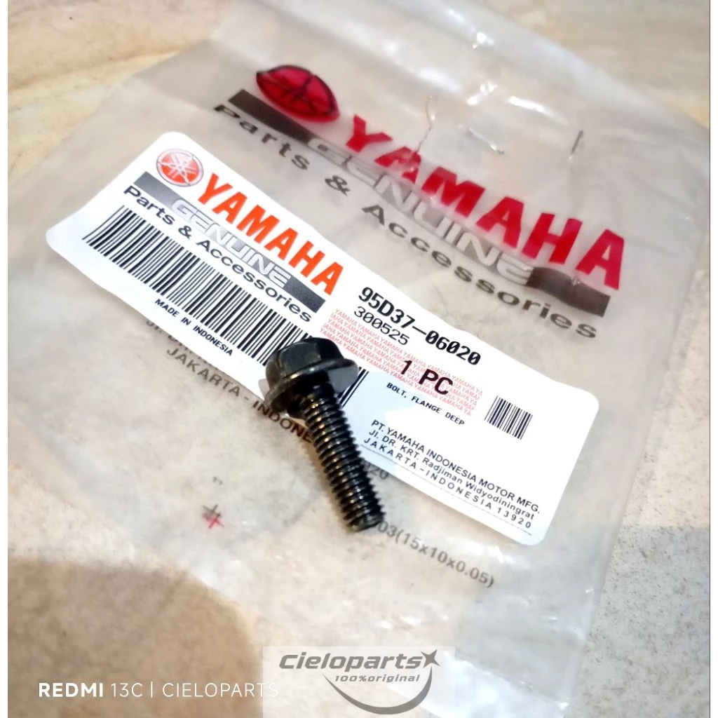 Bolt Flange Baut Modul Aerox 155 New ABS 95D37-06020