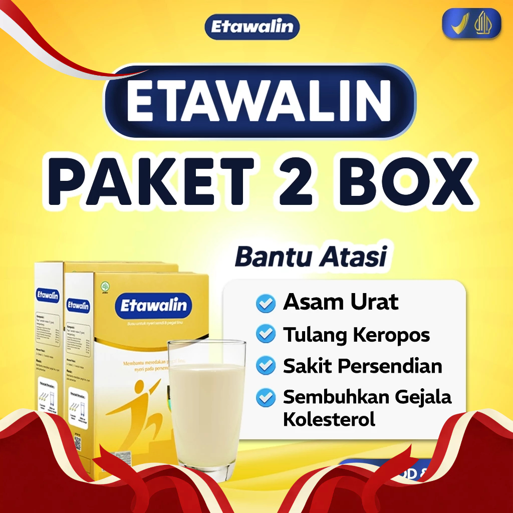 

Susu Etawalin 2 Box Original Asli 100% Kesehatan Tulang Sendi - Atasi Asam Urat, Rematik, Nyeri Sendi & Pegal Linu Kesemutan