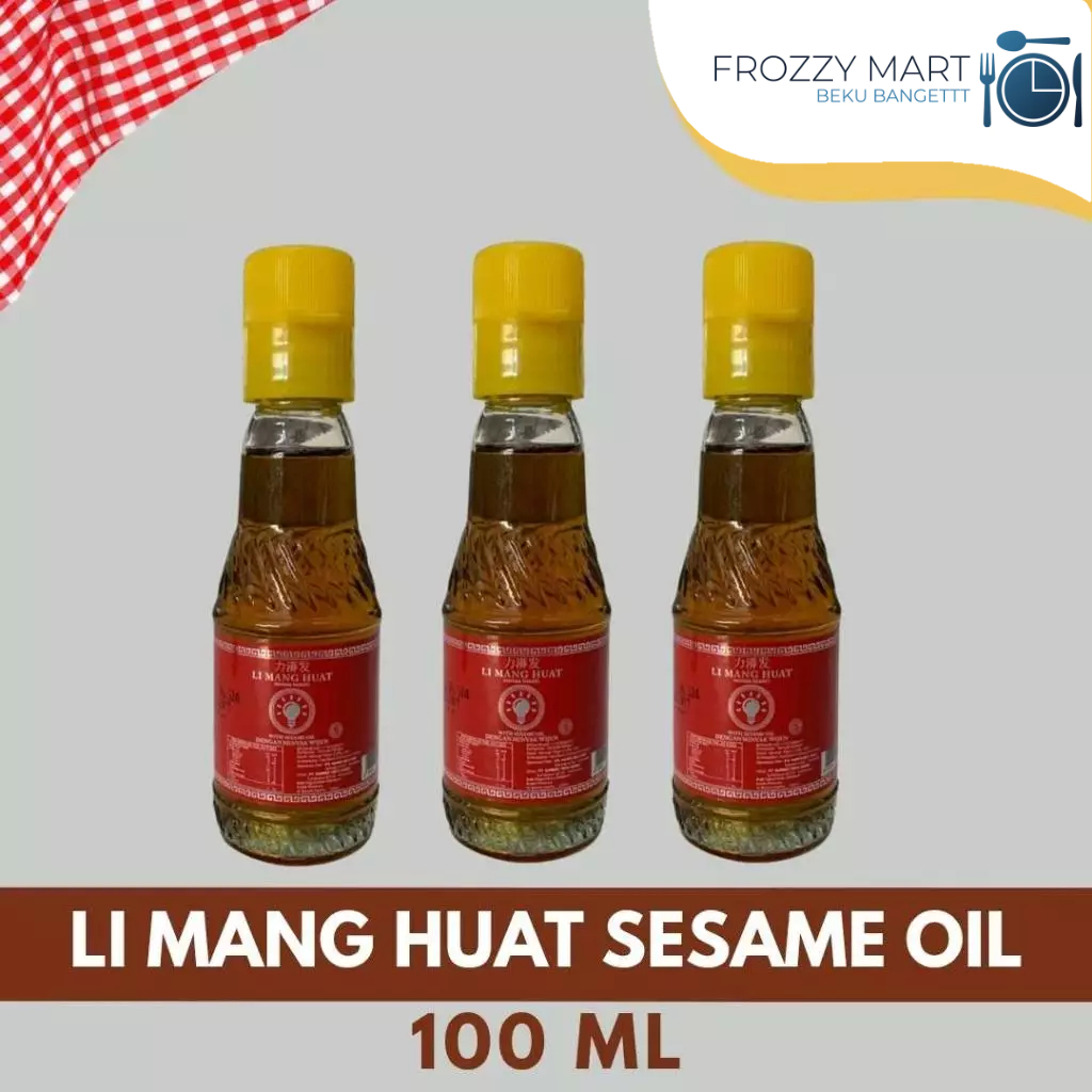 

Li Mang Huat Minyak Wijen 100ml – Sesame Oil Aroma Khas untuk Masakan Asia