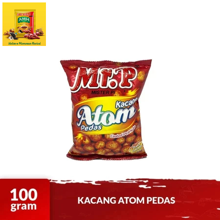 

MR P. ATOM COATED PEANUTS CHILI 100GR | MAKANAN RINGAN