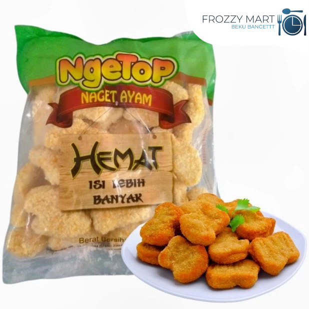 

Ngetop Nugget Ayam 500gr | Nugget Ayam Renyah Siap Goreng
