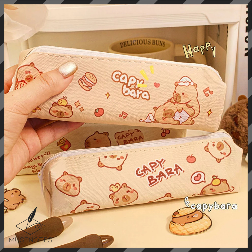 

Tempat Pencil Capybara Panda Bunny Pencil Case Kotak Kain Canvas Sekolah Motif Kapibara S-PC001