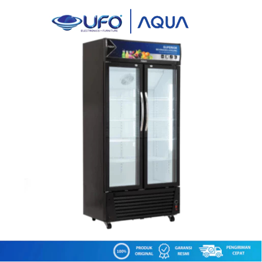 Aqua Showcase 2 Pintu Display Cooler 464 Liter AQB-710CD | AQB710CD