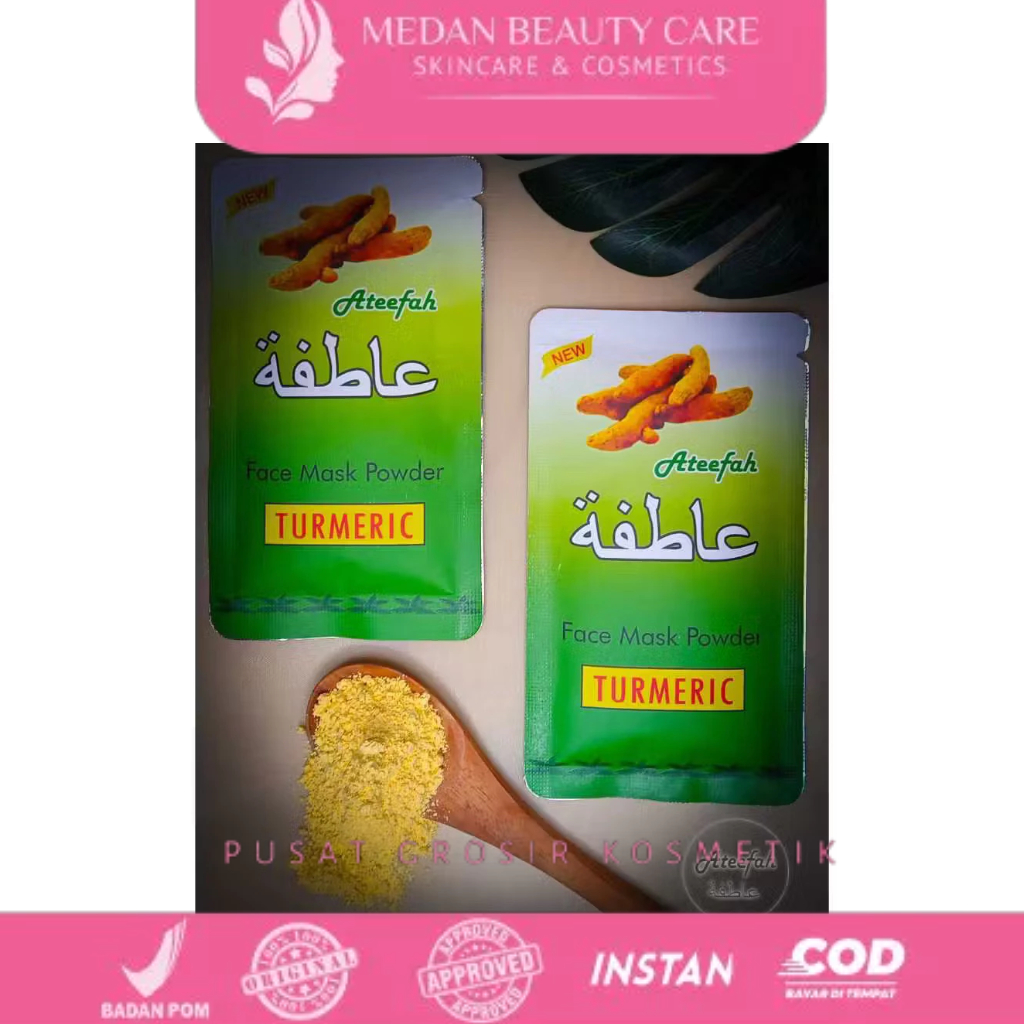 Ateefah Face Mask Powder Turmeric (Masker Kunyit)