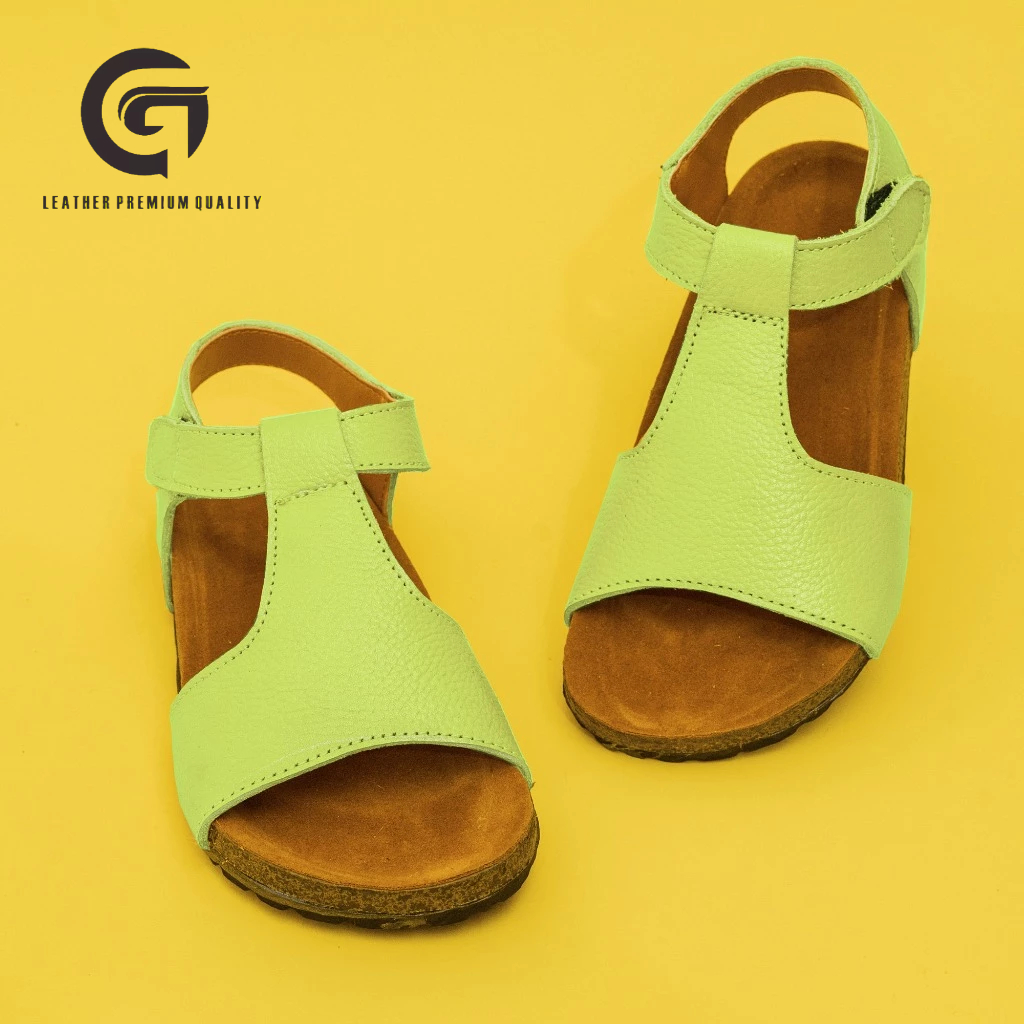 Sandal Kulit Anak Wanita-Sandal Kulit Asli
