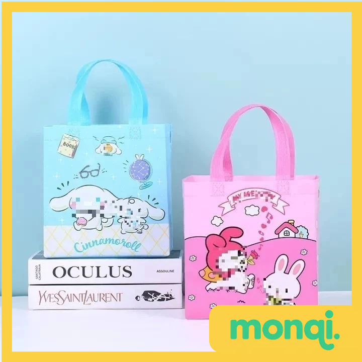 

MONQI Goodie Bag Tas Kado Ulang Tahun Karakter Animals Paper Bag Kantong Anak Motif Kartun Tas Hampers Waterproof Souvenir Ulang