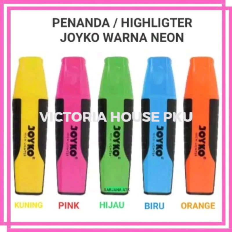 

VHP - Stabilo Joyko / stabilo warna / Highlighter joyko / Textliner Neon