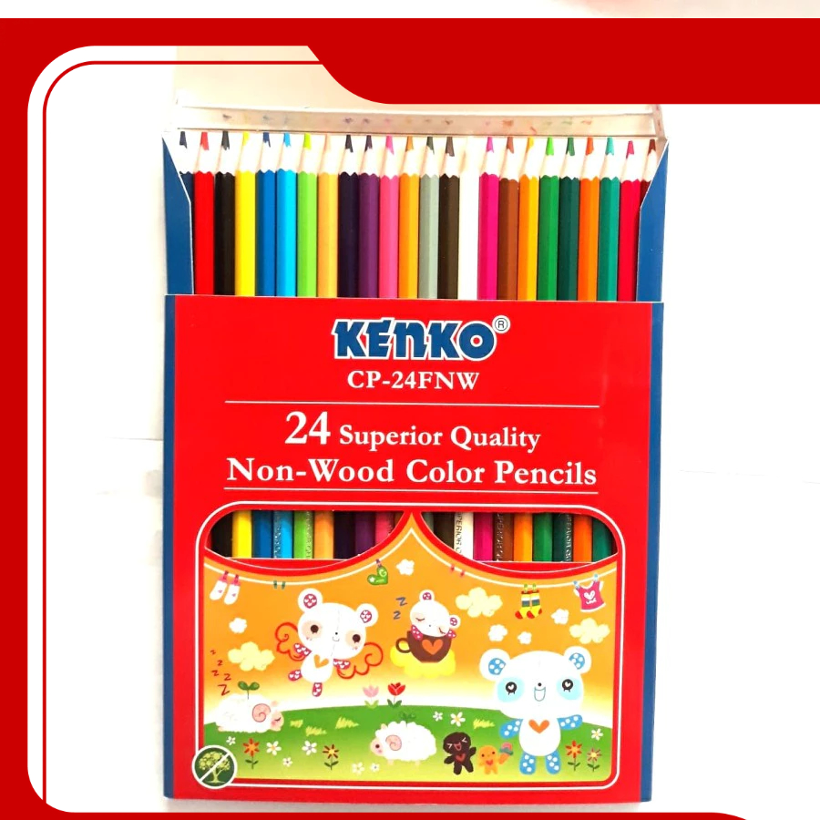 

PENSIL WARNA KENKO 24 WARNA PANJANG, 12 WRN PANJANG, 12 WRN PENDEK