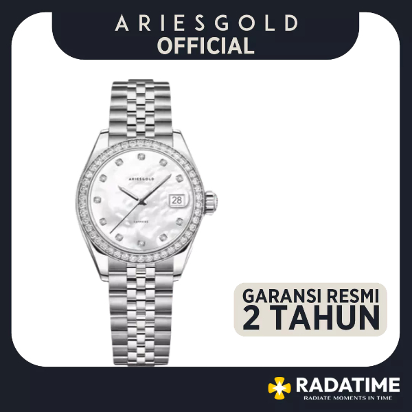 [FREE MUG] Jam Tangan Wanita Aries Gold Original Garansi B-1069-S-MP
